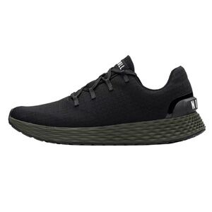 Black and Olive Athletic Sneakers